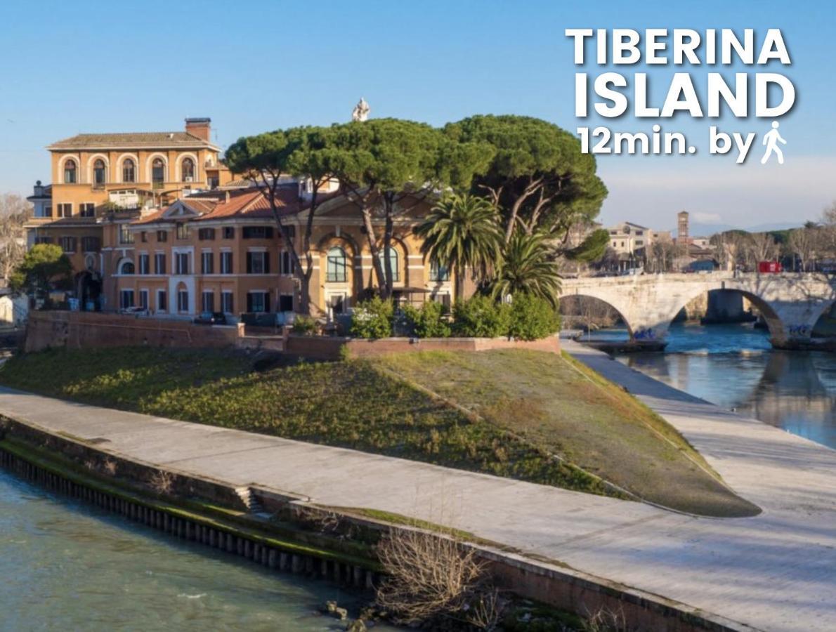 Greta Charming Suite In Trastevere Рим Экстерьер фото